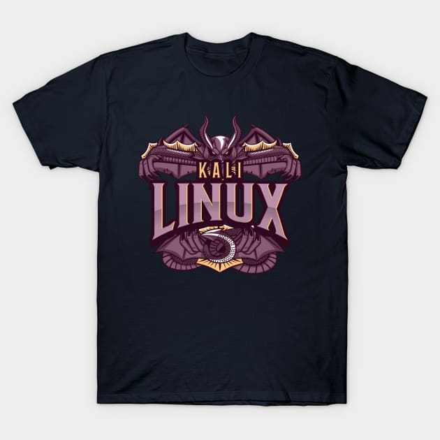 Backtrack Kali Linux Dragon Programming and Computer T-Shirt by rumsport